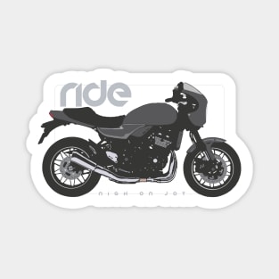 Ride rs cafe grey Sticker